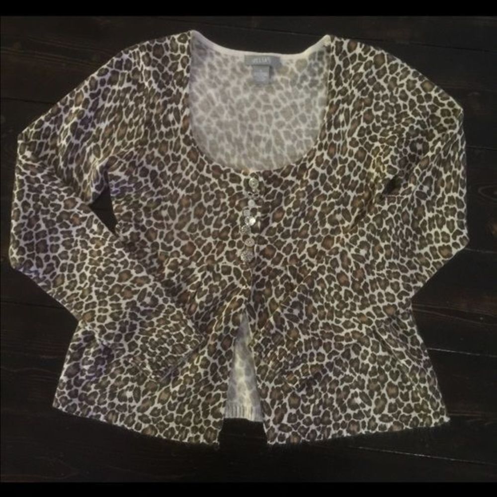 Cheetah print sweater